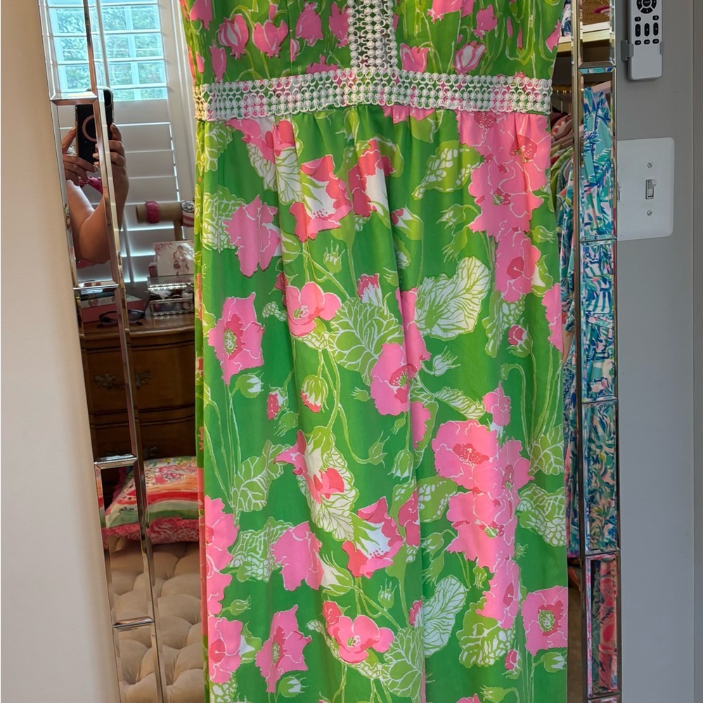 🦄🦄🦄🦄 VINTAGE Lilly Pulitzer Maxi dress. EUC, fits modern 6/8.